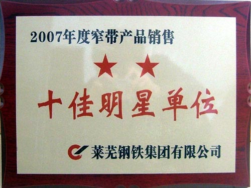 2007年(nián)度十(shí)佳明星(xīng)單位